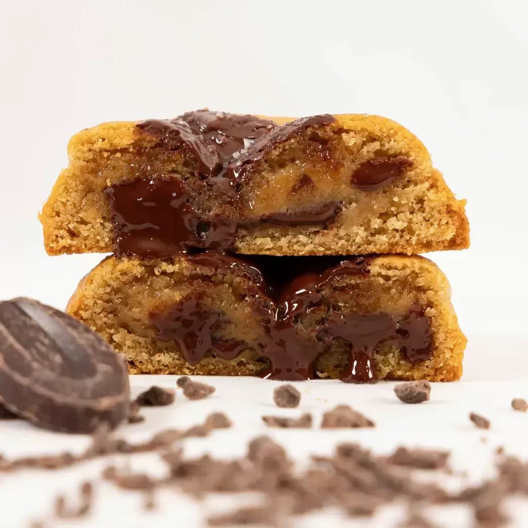 Cookie chocolat noir Valrhona et fleur de sel