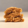 Cookie choco lait et noir, coeur beurre de cacahuète