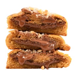Cookie chocolat au lait Valhrona et coeur patatartiner bio.